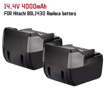 Эрзац 14,4 v 4000 mah литиево-йонна батерия Hitachi за комбинирано набор от инструменти BSL1430 BSL1460B BSL1830 BSL1860B