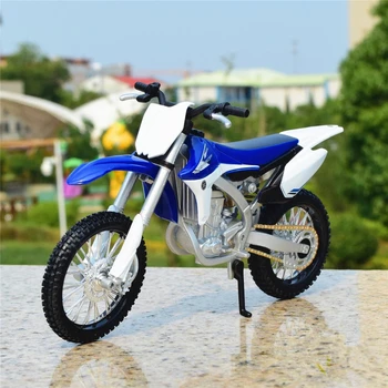 1:12 Yamaha YZ450F Модел на мотоциклет От сплав, за да се движат по неравен терен, Играчка Кола, Заглушителен Мини Мотори, Симулационни Подбрани Играчки