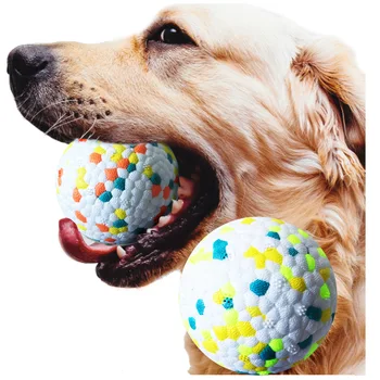 Топка за ухапване от куче, здрави, устойчиви, высокоэластичные интерактивни играчки за кучета, топки, играчки за дъвчене за кучета от големи кучета, средни и малки кучета