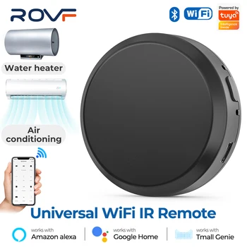 ROVF IR-дистанционно управление WiFi IR Blaster контролер универсален повторител център за Работа с приложението Алекса Sasha Умен дом