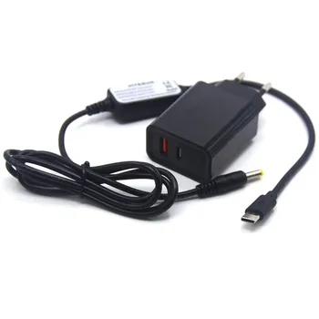 Кабел Power Bank USB Type-C + Зарядно устройство PD За Panasonic DMW-BLC12 BLG10 BLF19 BLH7 DMW-DCC8 DCC9 DCC11 DCC12 CP-W126 Фиктивен Батерия