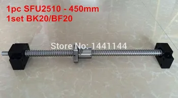 Свд sfu2510-450 мм + химикалка гайка с обработен края на + поддръжка на BK20 BF20