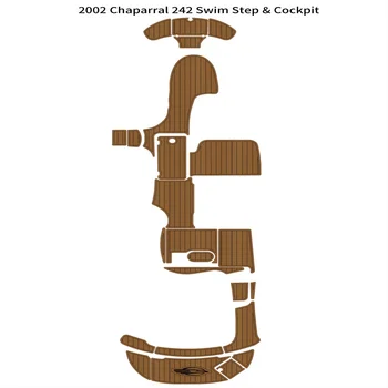 2002 Чапараль 242 Плуване стъпка платформа кокпита на лодката EVA пяна Лик на палубата мат