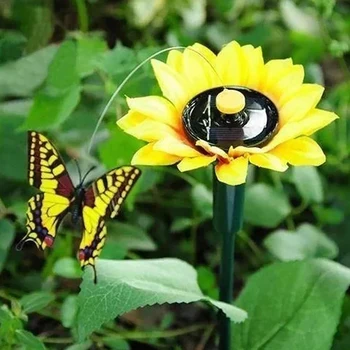 Украса на градината на слънчевата енергия, танцуващи порхающие пеперуда, летяща колибри, градина, декорация на дома, на открито, земеделски земи