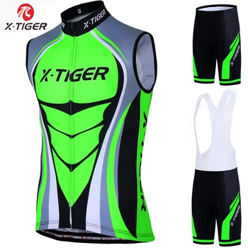 X-Tiger быстросохнущий жилетка за велоспорта, летни дрехи за планински велосипед без ръкави, Ropa Трико, Ciclismo, Джърси за състезателен мотор, облекло за колоездене