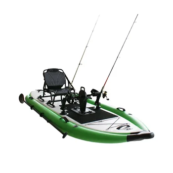 Надуваема вземе подножието на педала за риболов, който има за каяк, крак карам, надуваеми педала Sup