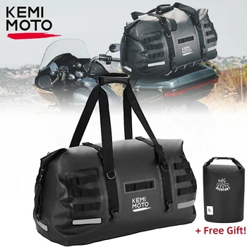 KEMIMOTO 50L, мотоциклетът е суха чанта, водоустойчив, за пътуване на открито, суха чанта за багаж, универсална за пътуване, Реклама за BMW, мотоциклетни багаж чанта