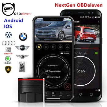 Оригинален OBDeleven Pro Е Ultimate Работи на Android/IOS за BMW, Volkswagen VW Polo Golf/Audi/Seat/Skoda/Lamborghini/Bentley