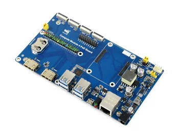 Такса вход-изход Raspberry Pi Изчислява Module 4 С функция PoE, За всички опции, CM4, Gigabit Ethernet RJ-45 с поддръжка на PoE