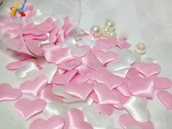 Безплатна доставка във формата на сърце 3,5 см сватбена листа за парти Ръчно хвърляне на конфети сватбена украса сватбена стая украса