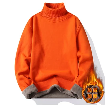2023 нови зимни всекидневни Пуловер, мъжки модерен пуловер, топло висококачествен есента младежки пуловер с дълъг ръкав, мъжки размер M-4XL