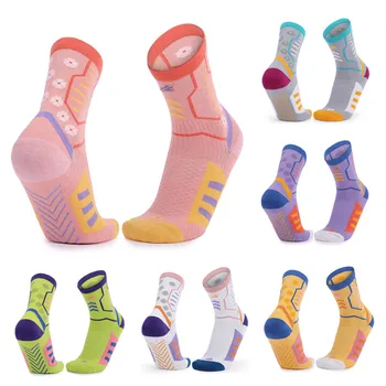 Горещи Продажба Уникален Дизайн Баскетболни Спортни Чорапи На Мъже, Жени Унисекс Висококачествени Дишащи Дебели Чорапи За Бягане
