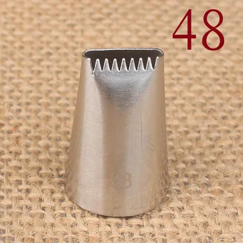 48 # Однорядный плосък крем за зъби, украшающий устата, кошница за цветя, тъкани инструмент за печене от неръждаема стомана 304
