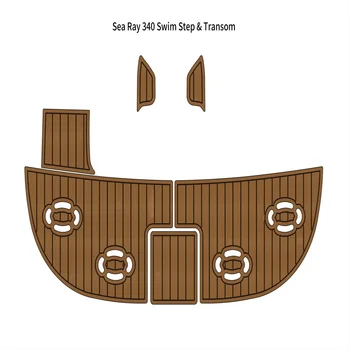 Sea Ray 340 платформа за плуване, транцевый подложка за лодки, пяна EVA, подложка за пода от имитация на тиково дърво