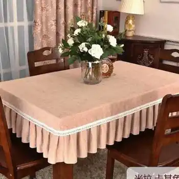 Тъканта, овална покривка, правоъгълна покривка за масата за хранене, комплект квадратни дъски, бюро, комплект масички