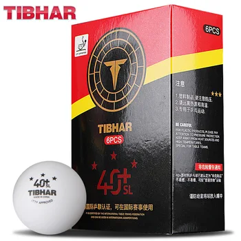 Немски TIBHAR Нови материали на 40 + 3-звезден безшевни топка за професионални състезания по тенис на маса 6 бр./лот