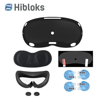 Комплект Защитни Покривала Hibloks VR За Слушалки Pico 4, Филм За Главния Дисплей, Защитен Капак за обектива VR, Маска за Лице за Аксесоари Pico4