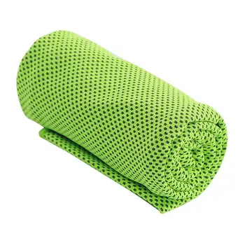 Кърпа с усещането за студ, впитывающее пот, спортно кърпа за летни упражнения (зелено)