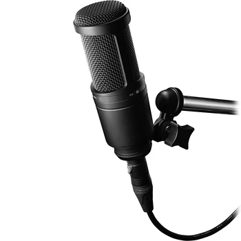 Аудио AT2020 кардиоидный кондензаторен микрофон 20-200 Hz трехконтактный XLRM мъжки микрофон за запис на котва караоке микрофон Аудио AT2020 кардиоидный кондензаторен микрофон 20-200 Hz трехконтактный XLRM мъжки микрофон за запис на котва караоке микрофон 2