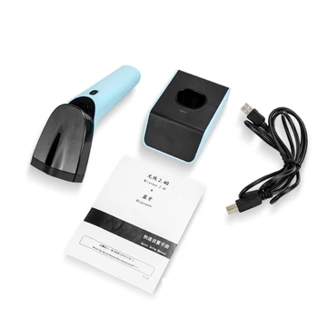 Нови продукти на едро Безжичен двумерен USB преносим скенер за баркодове и QR код карам с Нови продукти на едро Безжичен двумерен USB преносим скенер за баркодове и QR код карам с 1