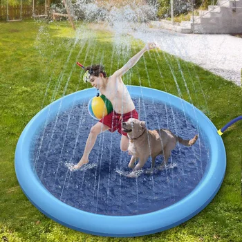 Сгъваема хладна вана за кучета, басейн за гмуркане, лесно почистване, подходяща за кучета от всички размери