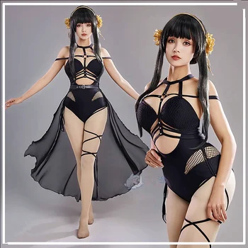 Rose Yor Forger Секси отделни бански костюми за cosplay, аниме 