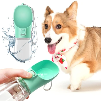 550 МЛ преносима бутилка за вода за кучета малки и по-големи кучета, кученце, контейнер за вода, за разходки на открито, пияч за котки, стоки за домашни любимци