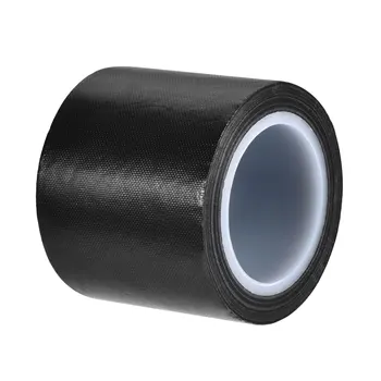 Висока температура термостойкая залепваща лента с Ширина 50 мм, с дължина 10 м, черен филм от PTFE, тиксо, електрическа, топлинна лента за сонда