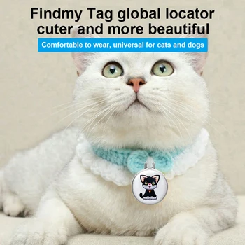 Мини GPS тракер за домашни любимци, интелигентен локатор, откриване на домашни любимци, носене тракер, Bluetooth за котки, кучета, птици, анти-изгубен тракер, яка