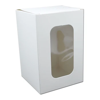 200 бр. прозрачен прозорец от крафт-хартия за парти, опаковъчна кутия, кашон, опаковъчна хартия 