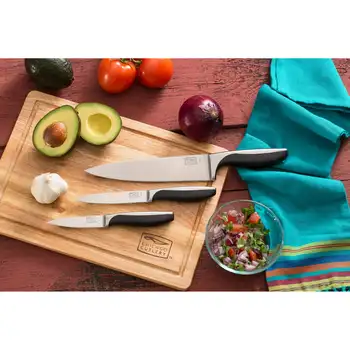 Комплект кухненски ножове Avondale от 16 теми с дървен блок, най-добрите комплекти ножове за кухни Комплект кухненски ножове Avondale от 16 теми с дървен блок, най-добрите комплекти ножове за кухни 5