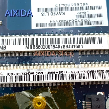 AIXIDA MBB5602001 KAYF0 LA-5021P За Packard Bell Easynote LJ65 LJ67 NV74 За Портал NV78 дънна Платка на Лаптоп със слот за графичен процесор AIXIDA MBB5602001 KAYF0 LA-5021P За Packard Bell Easynote LJ65 LJ67 NV74 За Портал NV78 дънна Платка на Лаптоп със слот за графичен процесор 5