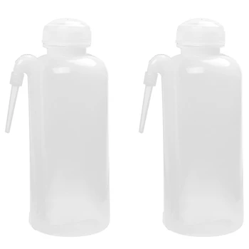 Пластмасова бутилка за измиване на обем 2X500 мл, бутилка за изстискване
