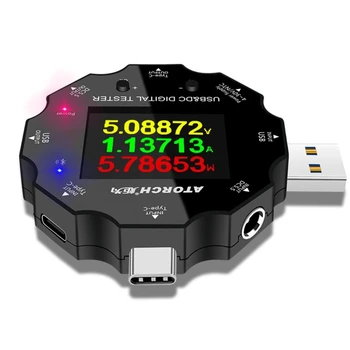 USB тестер Дигитален волтметър Амперметър Измерване на напрежение, ток, амперметър детектор JIAN