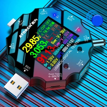 USB тестер Дигитален волтметър Амперметър Измерване на напрежение, ток, амперметър детектор JIAN USB тестер Дигитален волтметър Амперметър Измерване на напрежение, ток, амперметър детектор JIAN 4