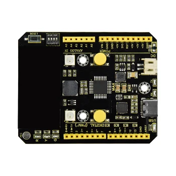 Keyestudio MAX такса за разработка на борда 8*8 серийни матрични бутон превключвател зумер микрофон, сензор за околната светлина RGB LED за Arduino UNO R3