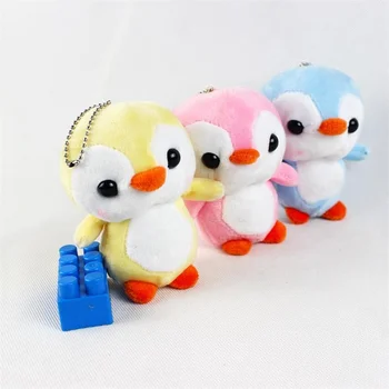 3 цвята, 12 см, плюшени играчки във формата на животни, пингвини, малки кукли-окачване, мультяшные меки мини-пингвини, играчки за деца, подаръци за момичета