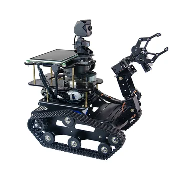 XiaoR Онази в jetson nano РОС lidar робот кола с роботизирана ръка автоматично навигационното планиране на траекторията на РОС радар робот tank комплекти